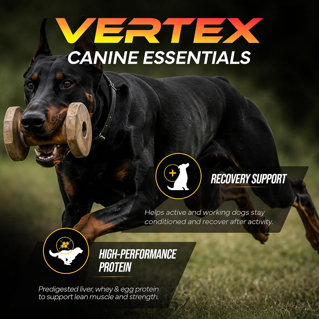 Vertex Canine Essentials - Suplemento de Alto Rendimiento para Perros (1.8 kg)