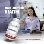 NATION HEALTH MD Complemento para el Apoyo Inmunológico con Saúco, Zinc, Vitaminas C, D3 y E - 60 Cápsulas
