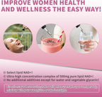 Wanish Liposomal NAD Líquido 500 mg para Mujeres - Nicotinamida, Vegano, Sin Azúcar, 60 ml