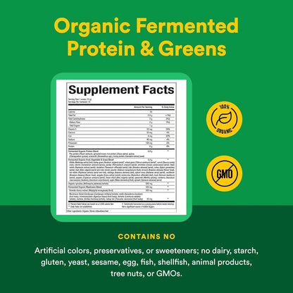 Natural Factors Organic Greens - Mezcla Verde Orgánica, 6.9 oz (196 g) – Image 4