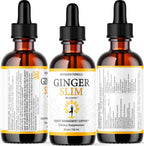Ginger Slim Drops - Gotas Líquidas Naturales, Fórmula Premium, 1 Frasco para 1 Mes