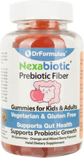 DrFormulas Nexabiotic Prebiotic Fiber Gummies for Kids & Adults - Digestive Health