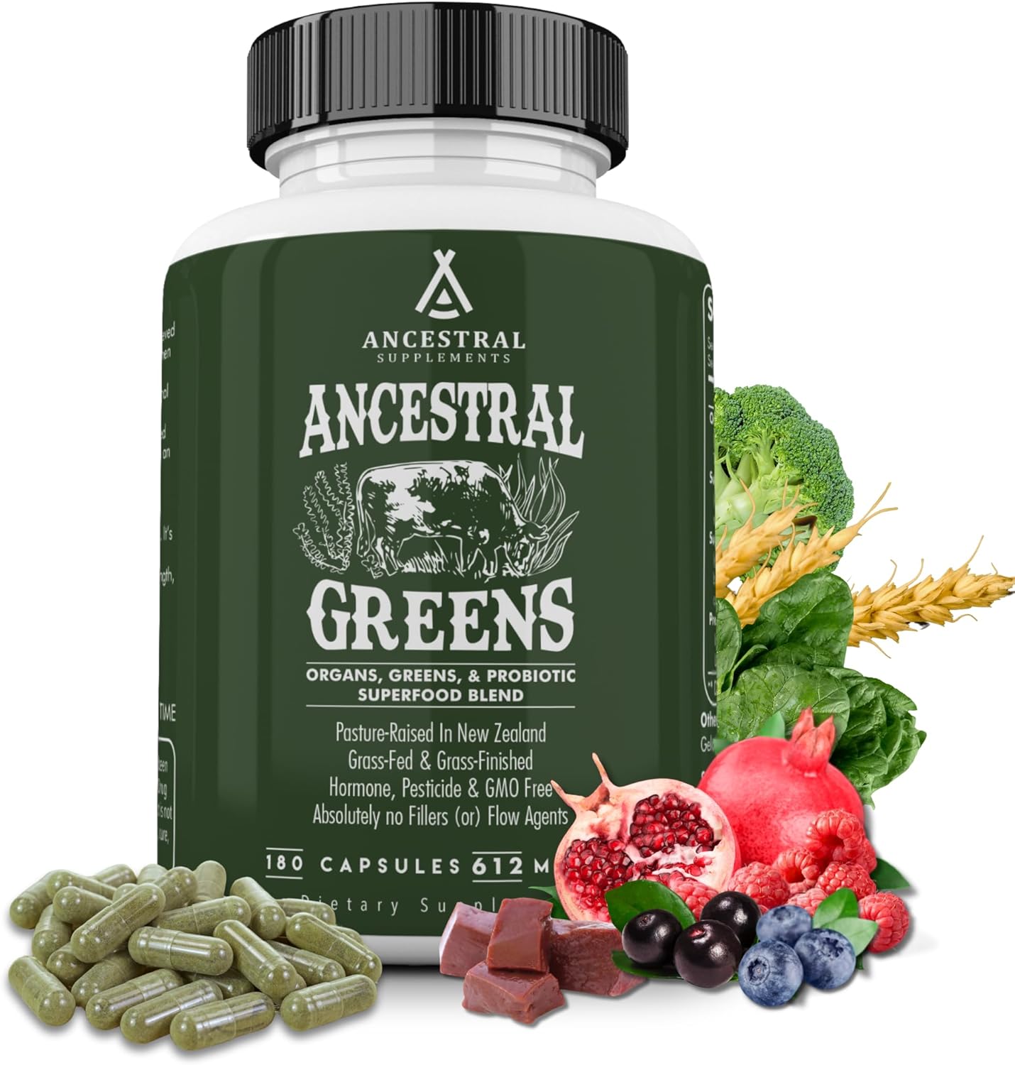 Ancestral Supplements Colostro Bovino en Sobres – 30 sticks – Sabor Natural