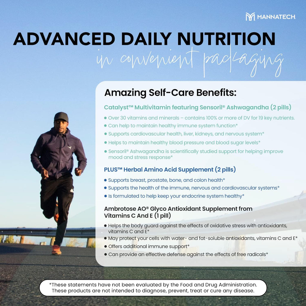Mannatech More Than Just a Multivitamin - Paquetes Óptimos de Soporte (60 Sobres)