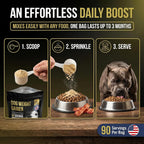 Dog Weight Gainer 90 Servicios - Suplemento para Aumento de Peso y Músculo para Perros - PET CARE Sciences