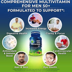 Men's Daily Multivitamin 50 Plus - Multivitamínico Vegano para Hombres 50+
