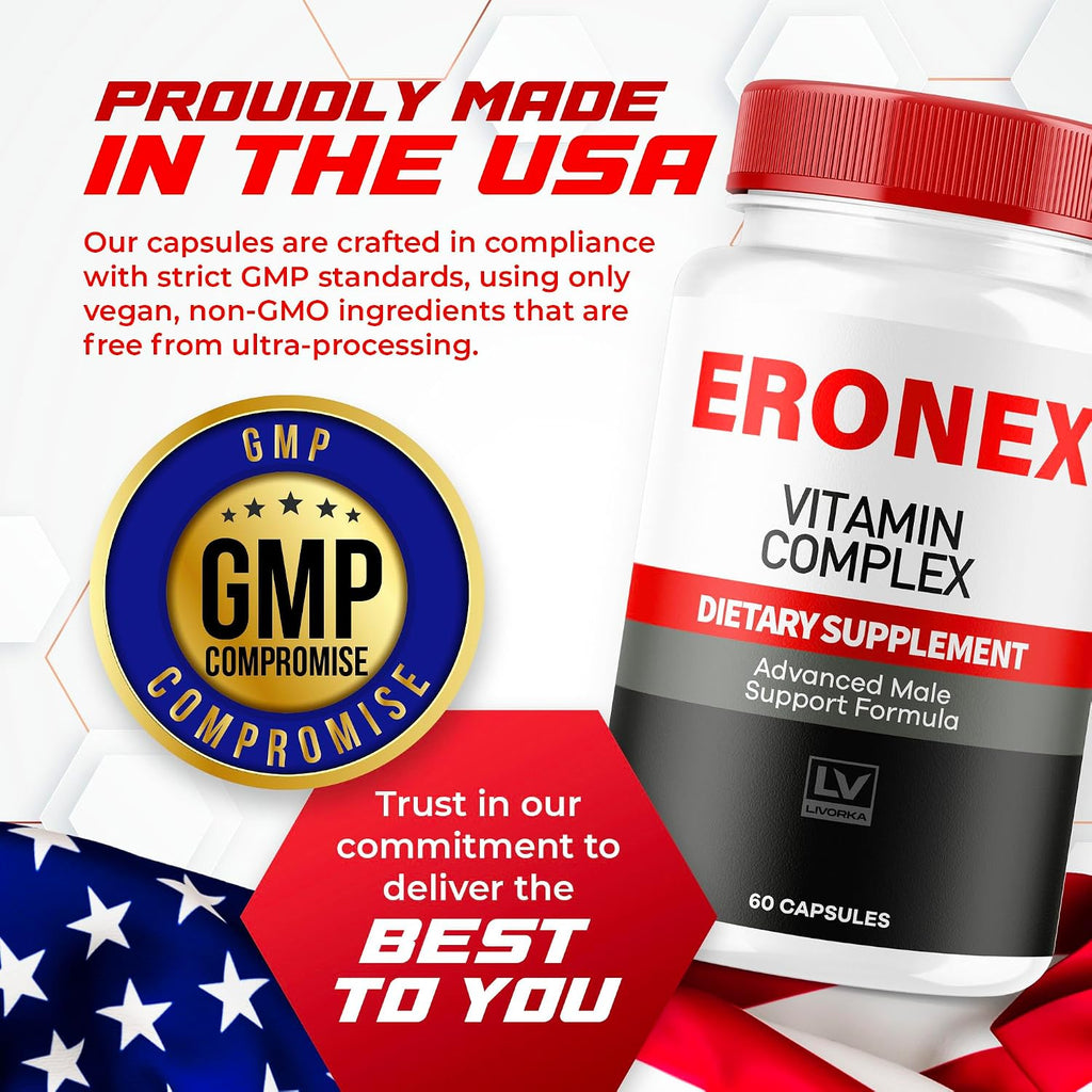 Eronex Complejo Vitamínico – 120 Cápsulas (2 Pack, 2 Meses)