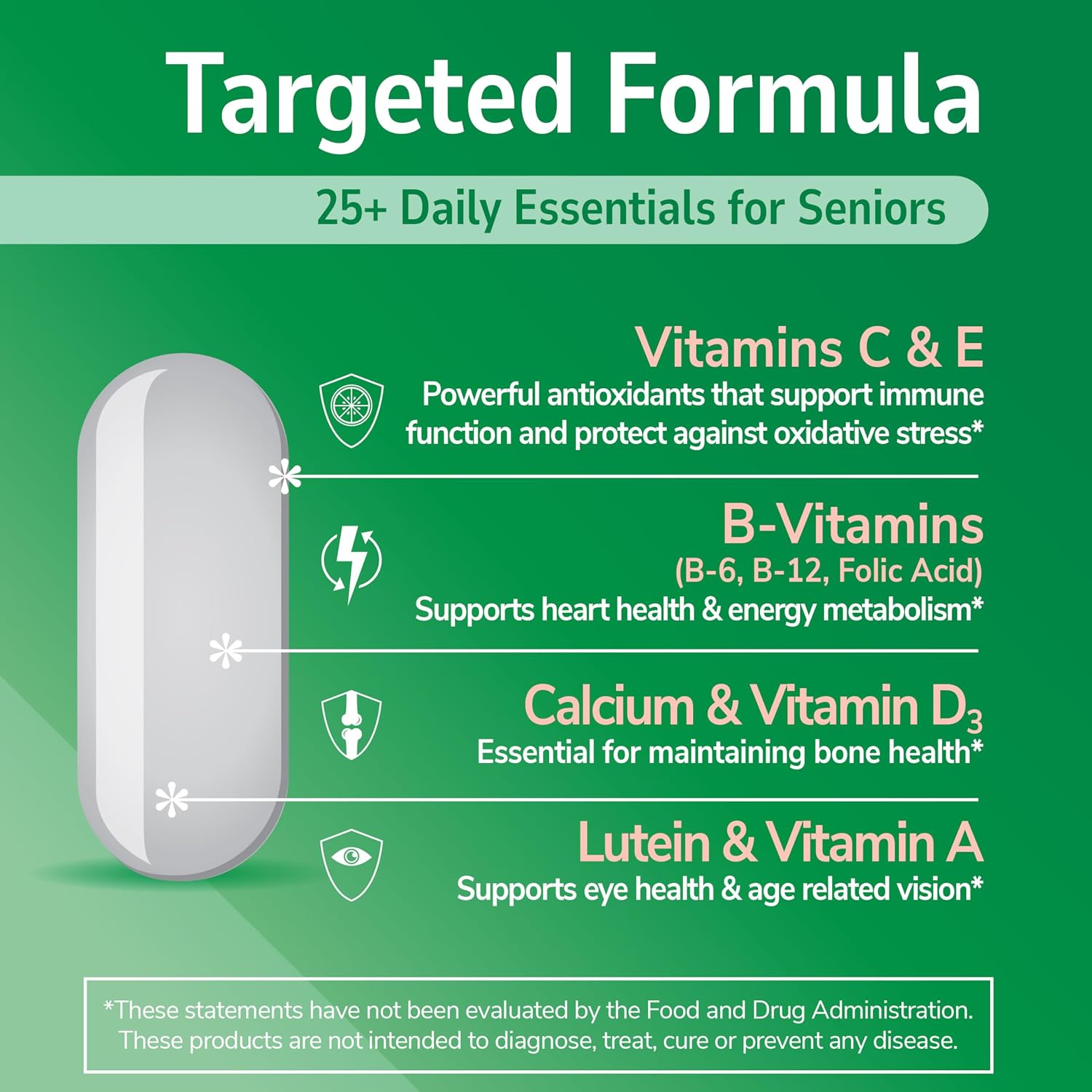 21st Century Sentry Senior Tablets, 125 Comprimidos