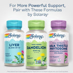 SOLARAY Dandelion Root - Kidney & Liver Support Supplement - 1,040 mg Per Serving - Vegan - 100 VegCaps