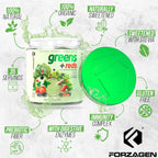 Forzagen Vegan Greens & Reds Superfood Powder - Polvo de Superalimentos Verdes y Rojos Orgánicos