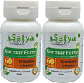 Gurmar Forte Cápsulas 500 mg - Extracto de Gudmar (Gymnema Sylvestre) - 120 Cápsulas Vegetales (2 Envases de 60)