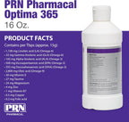 PRN Pharmacal OPTIMA 365 - Essential Fatty Acid Nutritional Supplement for Dogs and Cats - With Omega-3, Omega-6, Omega-9, and Other Vitamins and Minerals to Support Overall Pet Health - 473 ml