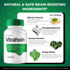IDEAL PERFORMANCE Vitrafoxin Cápsulas - Suplemento Natural para Nervios y Cerebro (3 Pack)