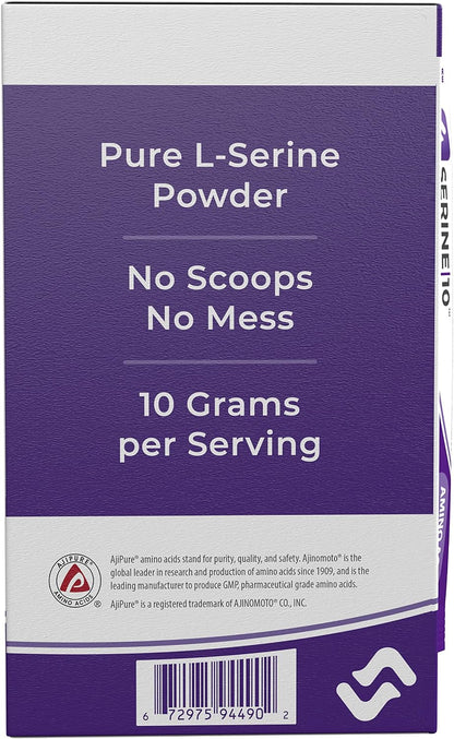 SERINE10 L-Serine Nootropics Packets - 30 Sobres de 10 g (30000 mg) – Image 4