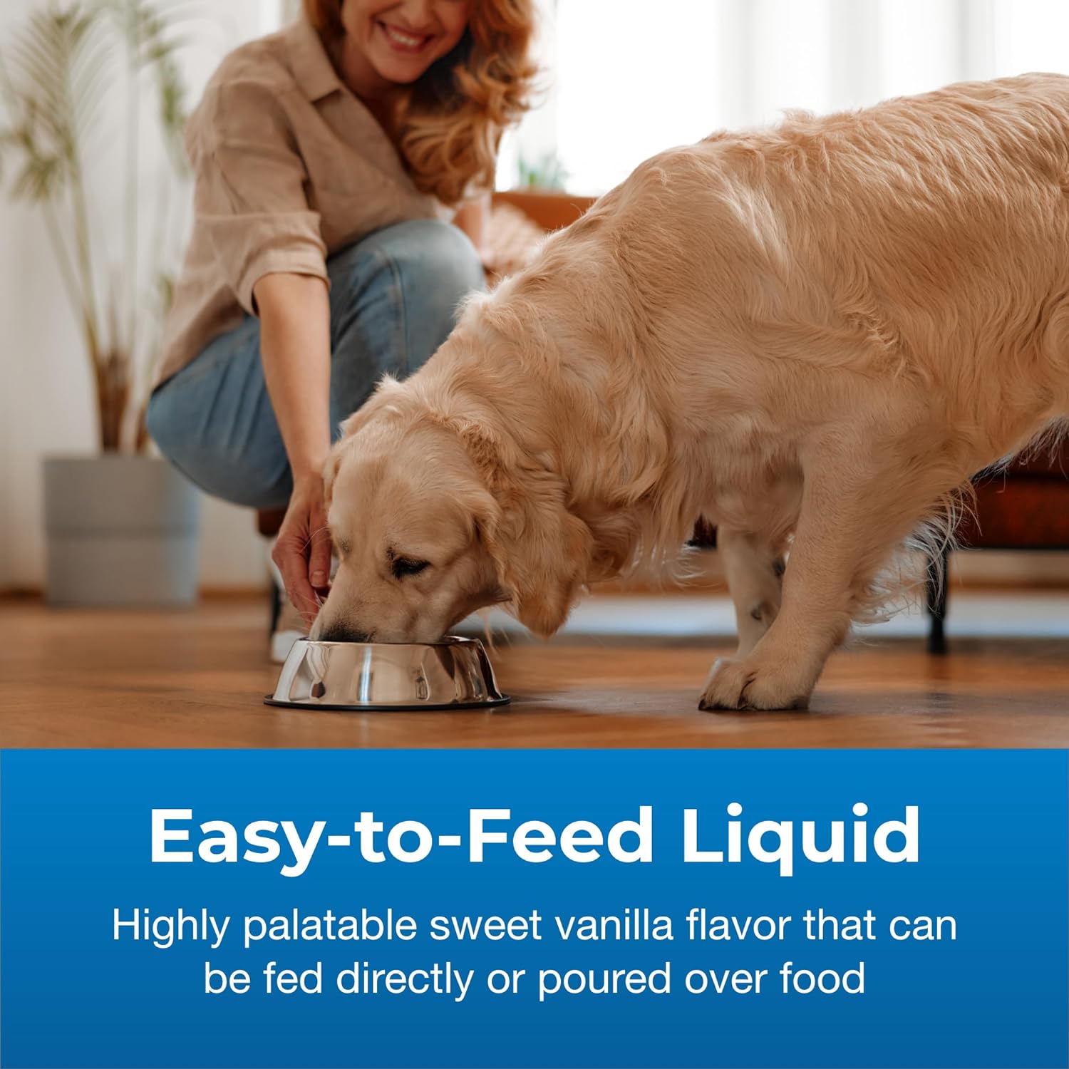 PetAg Dyne Suplemento Nutricional Líquido de Altas Calorías para Perros y Cachorros - 473 ml (16 oz) - Sabor Vainilla Dulce
