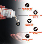 Huge Multi, Multivitamínico para Hombres, Fórmula Completa para Deportistas y Culturistas, 120 Cápsulas