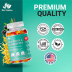 Gominolas de Musgo de Mar y Saúco con Vitaminas C, D y Zinc – 60 uds
