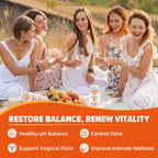 Wellcatcher Gominolas Premium de Equilibrio Femenino - Probiótico de Piña Hawaiana para pH Vaginal e Inmunidad - 60 Gominuelas Veganas Sin Gluten Sin Azúcar