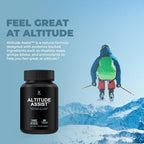 Altitude Assist - Prevención del Mal de Altura - Alivio para Deportes de Montaña - No Transgénico, Vegano, Keto - Fórmula para Aclimatación - HumanX