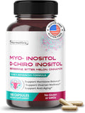 HarmoVira Myo-Inositol + D-Chiro Inositol 12-en-1 – 180 Cápsulas – No Transgénico, Sin Gluten