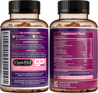 Vitaminas para el Cabello con Biotina 10.000mcg, Colágeno y OptiMSM® - 60 Cápsulas