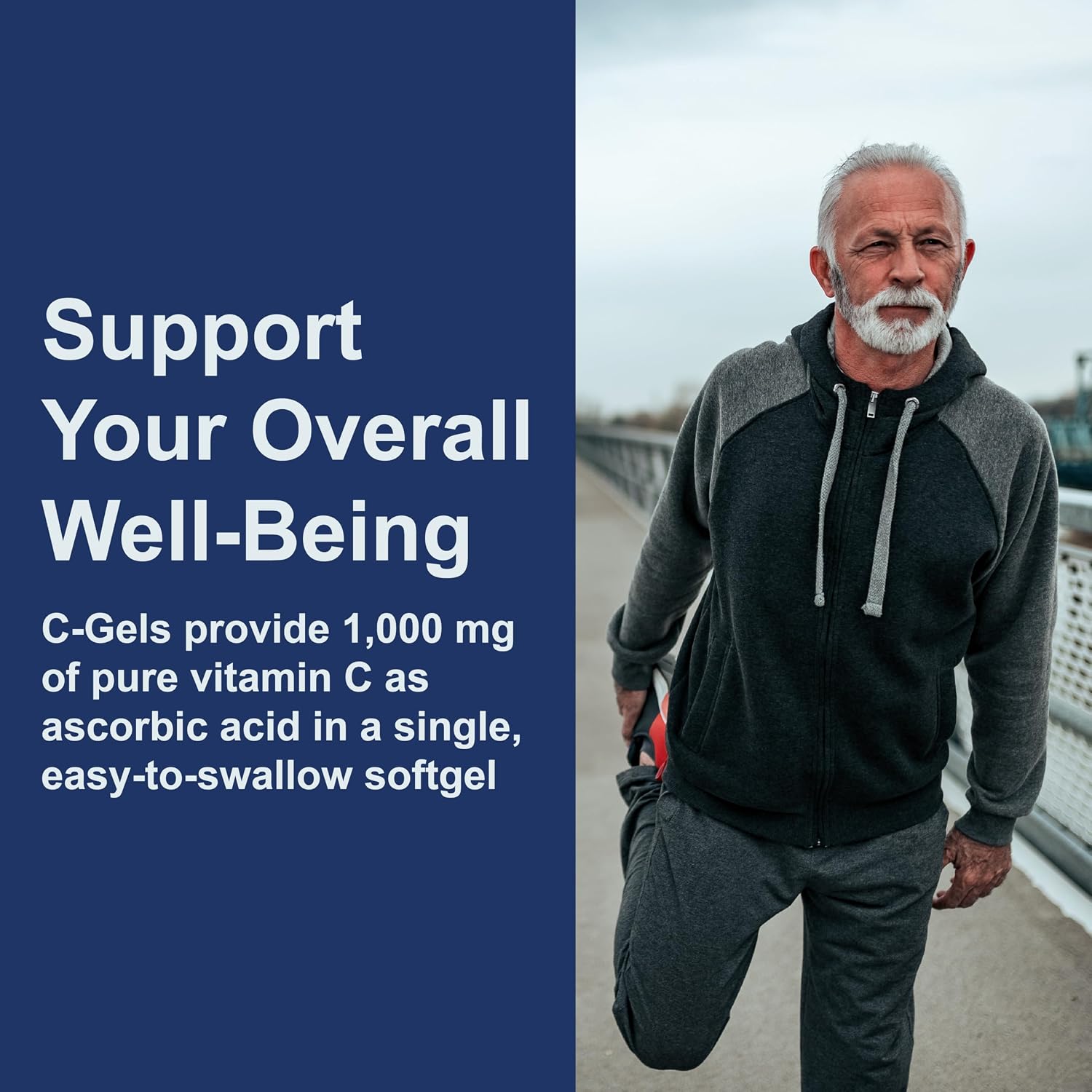 Carlson C-Gels, 1000 mg, Vitamina C, Apoyo Inmunológico, 250 Cápsulas Blandas