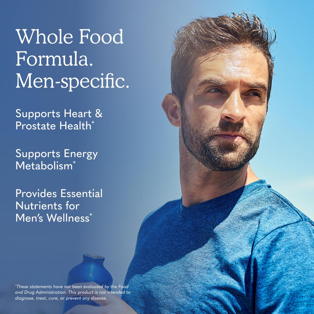 Garden of Life Once Daily Multivitamínico para Hombres - Alimentos Integrales, Orgánico, 60 Comprimidos