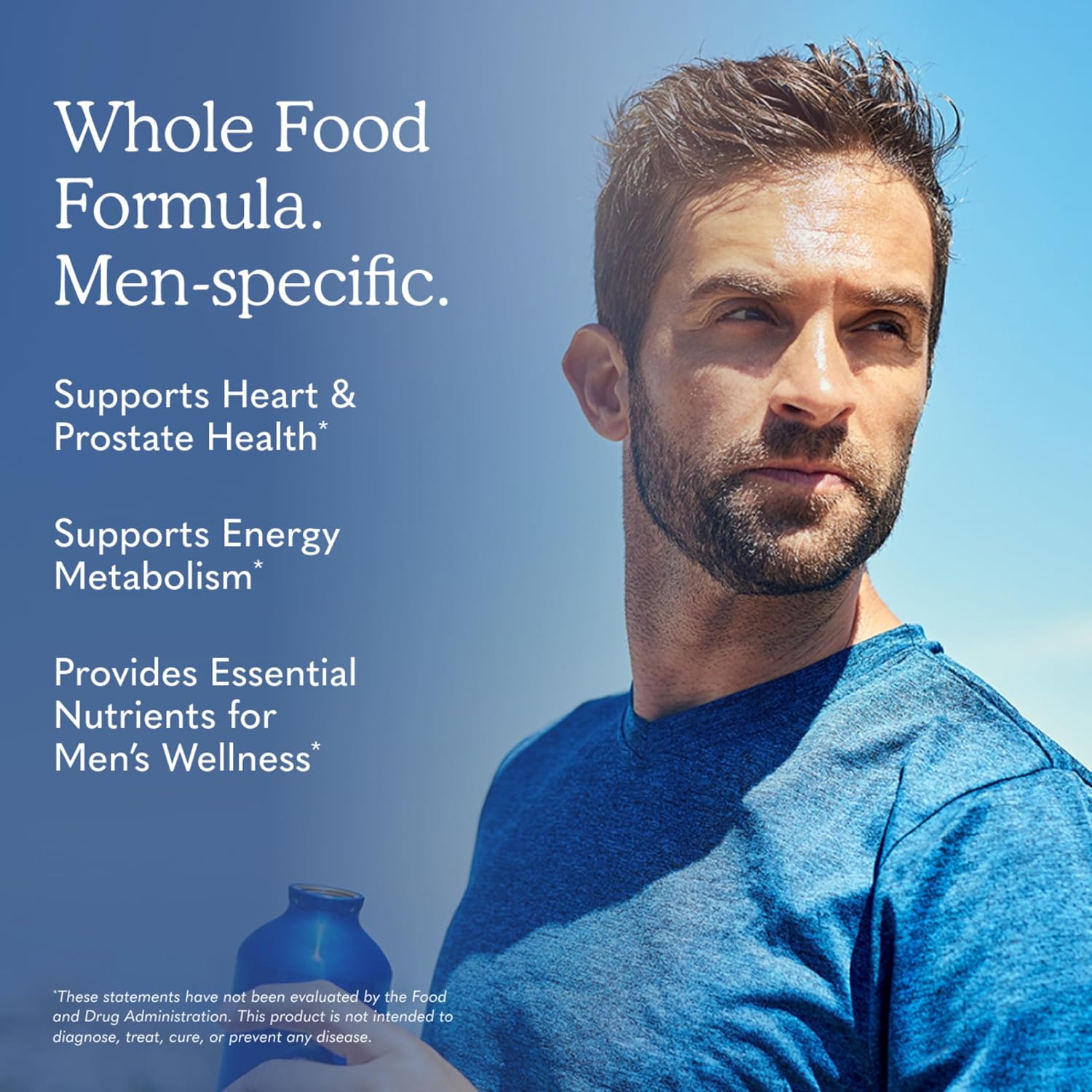 Garden of Life Once Daily Multivitamínico para Hombres - Alimentos Integrales, Orgánico, 60 Comprimidos