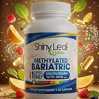Shiny Leaf Multivitamínico Bariátrico Metilado con Hierro 45mg – Cápsula Una Vez al Día, Cumple ASMBS – 30 Cápsulas
