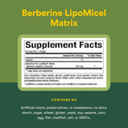 Natural Factors Berberine LipoMicel Matrix - 90 Cápsulas Blandas