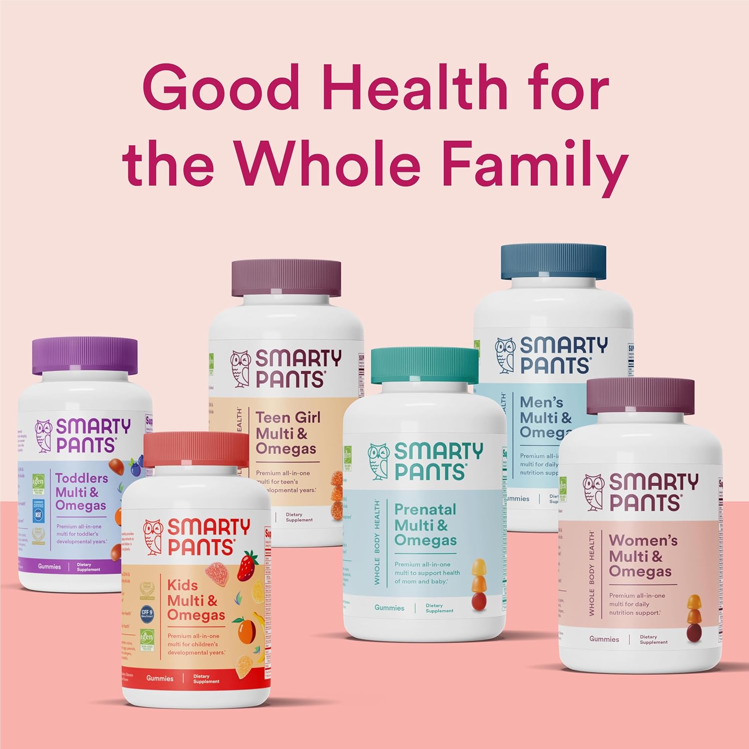SmartyPants Multivitamínico para Mujeres en Gominolas Sin Azúcar, 60 unidades