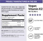NatureWise Vitamina K2 600 mcg con MK-7 100 mcg y MK-4 500 mcg - Fórmula Mejorada de Biodisponibilidad - Complejo K para la Salud Ósea y Cardíaca - Vegano, Sin Gluten, No-GMO - 180 Cápsulas Blandas (Suministro para 6 Meses)