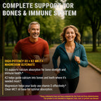 Líquido de Vitamina D3 con K2 y Magnesio Glicinato | 10.000 UI D3 + 200 mcg K2 MK-7