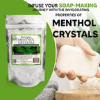 Cristales de Mentol Puro Orgánico 100% Natural - 56g (2 oz) - Nutrigins