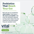 Hyperbiotics Vital Nutrients Prebiótico y Probiótico para Mujeres y Hombres | 60B UFC | 30 Cápsulas Veganas