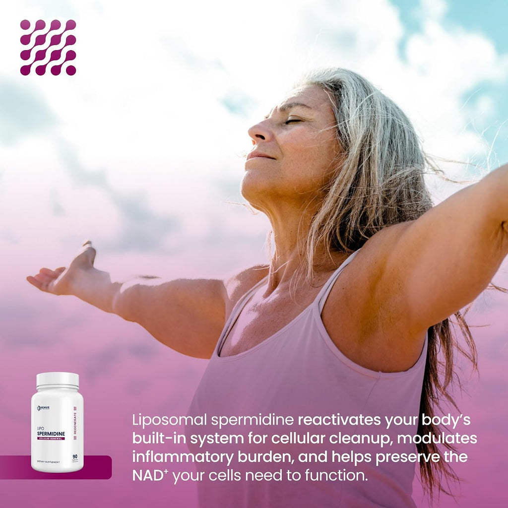 Renue By Science Espermidina Liposomal – 90 Cápsulas (8 mg por ración)
