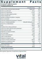 Vital Nutrients Multi-Nutrients 3 – Multivitamínico Vegetariano sin Hierro ni Cobre, 180 Cápsulas
