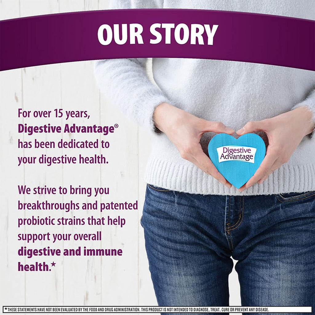 Digestive Advantage Gominolas Probióticas Diarias para Salud Digestiva e Inmunológica, Sabor Superfruit, 180 unidades (Envase de 2)
