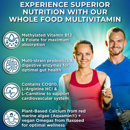Suplements Studio Multivitamínico Vegano – Minerales: Hierro, zinc, selenio, cobre, manganeso, cromo y molibdeno, – Image 2