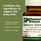 Standard Process Catalyn Chewable - Suplemento de Alimentos Integrales para la Función Celular - 90 Comprimidos