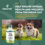 NaturVet Hemp Seed Oil con Krill y Salmón – 473 ml