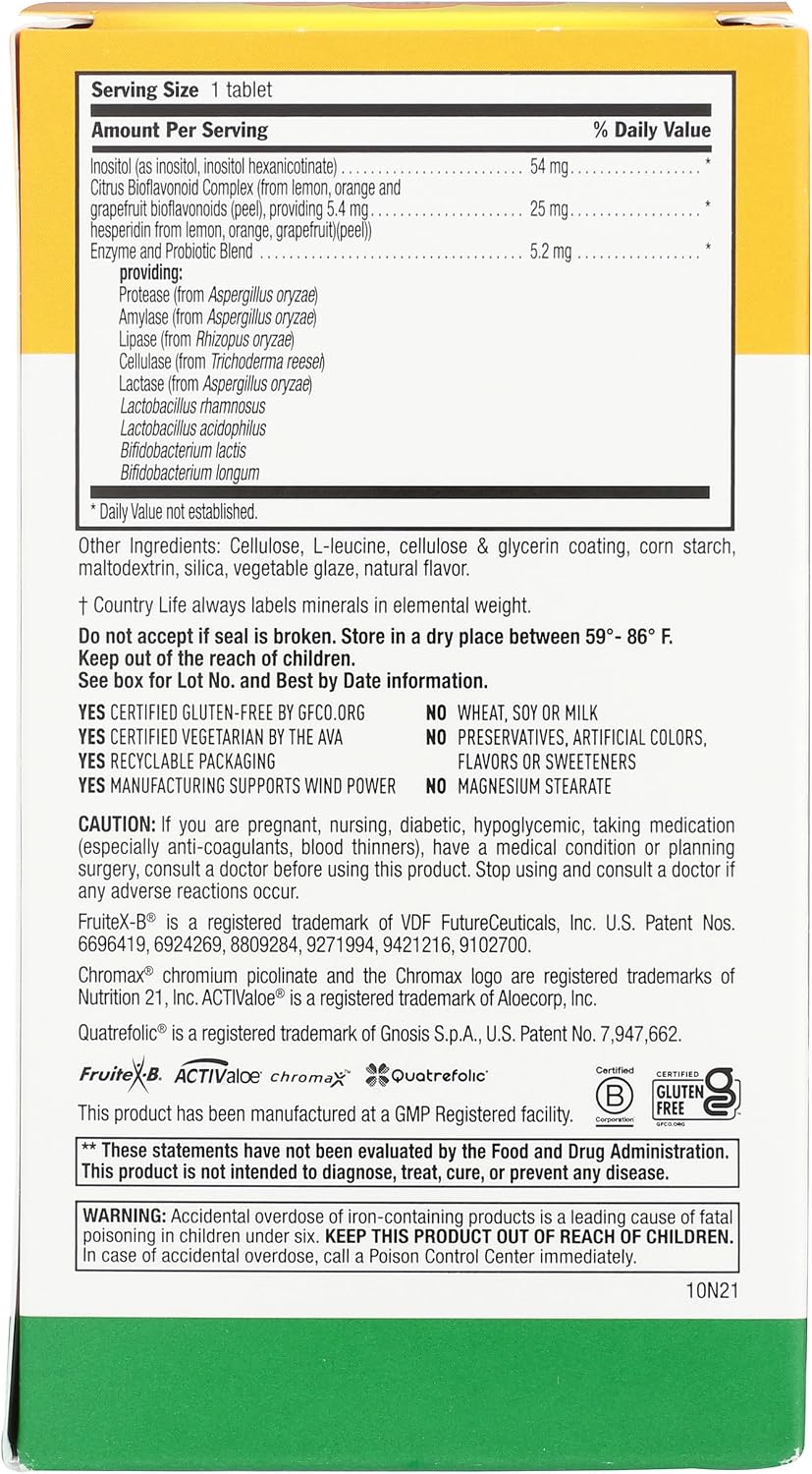 Country Life Multivitamin Women Core Daily 1, 60 Comprimidos