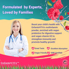 EnfanteVITA All in One Kids Vitamins - Multivitamínico Infantil en Polvo con Probióticos, 90 Días