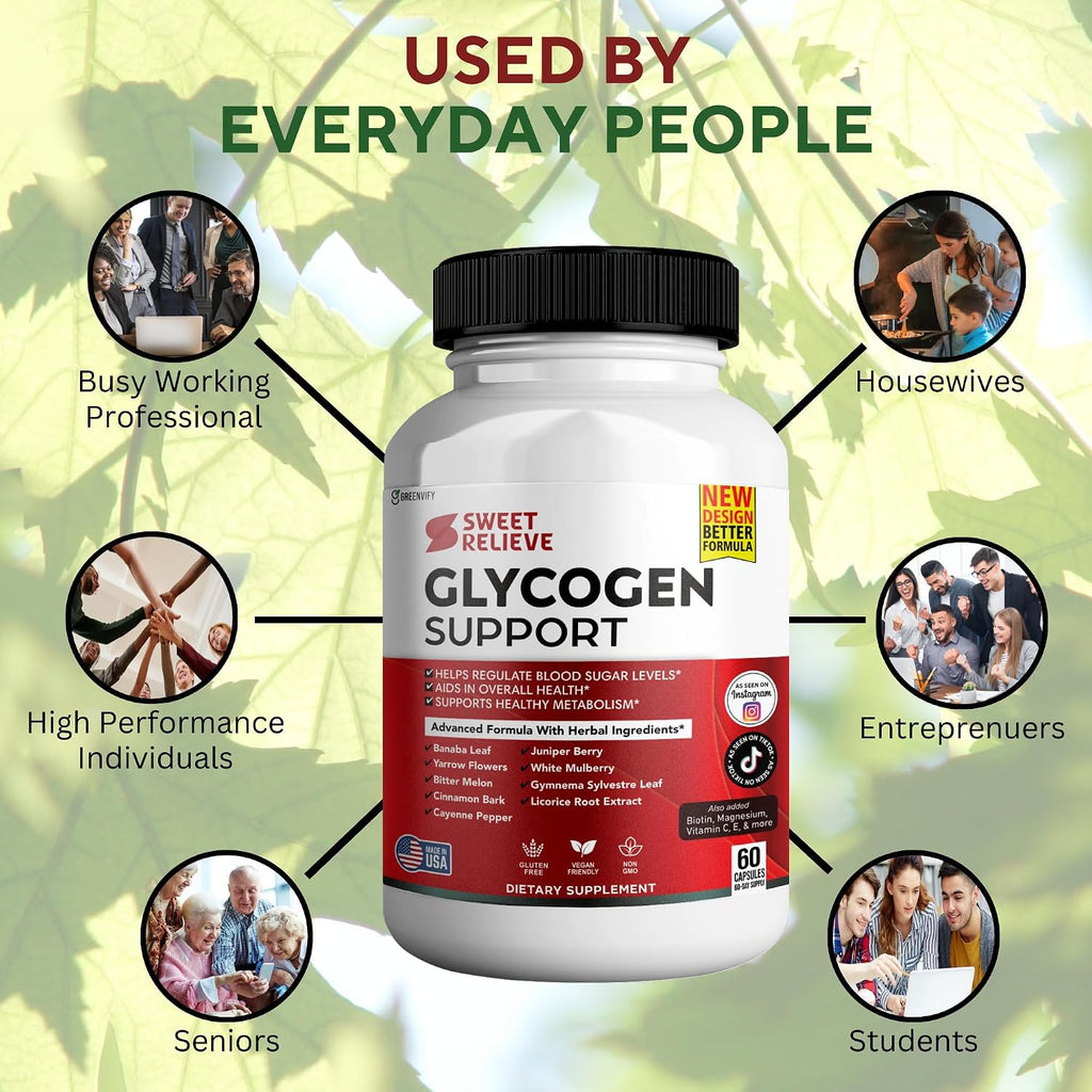 Sweet Relieve Glyco Optimizer - 60 Cápsulas