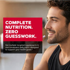 GNC Men's 30+ Vitapak Program - 5 en 1 Multivitamínico y Minerales, 30 Sobres