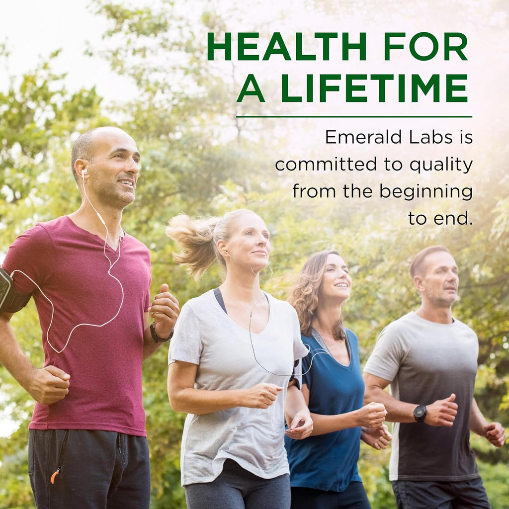 EMERALD LABS Bergamot+ - Complemento para el metabolismo y la salud cardiovascular con bergamota, granada, amla y camu camu - 60 cápsulas vegetales