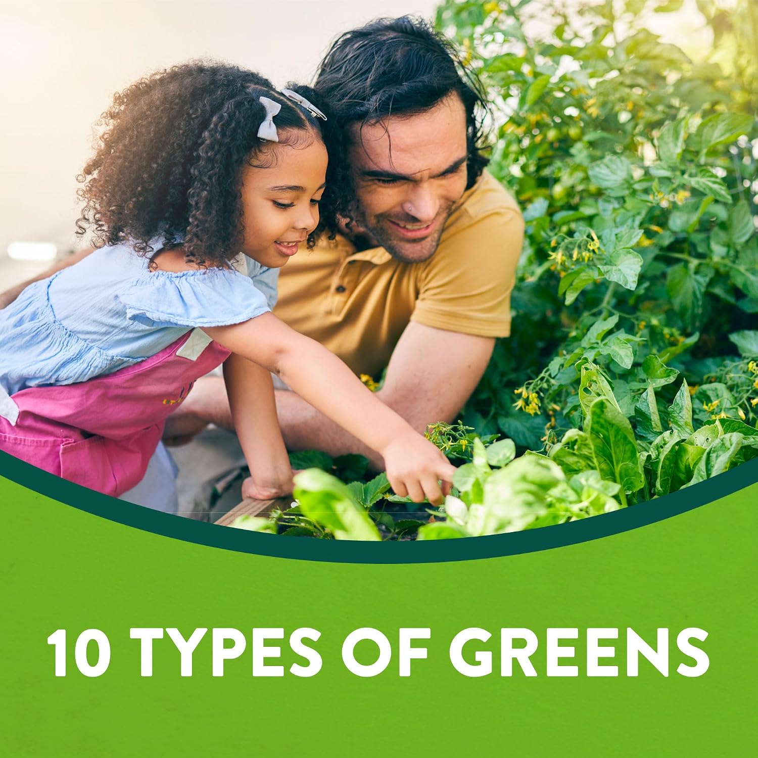 Nature's Truth Super Greens Gummies | 60 uds | Vegano y sin OMG | Con verduras reales | Sabor a manzana