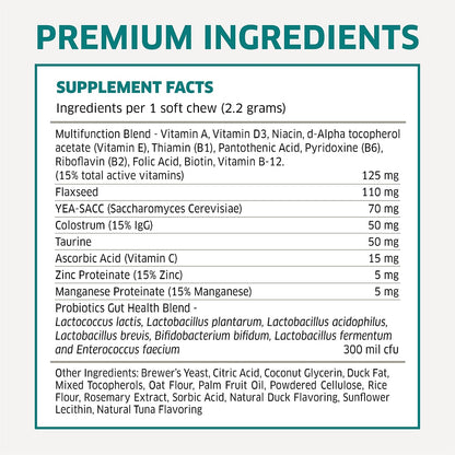 Fur Belly Multivitamínico para Perros - 120 – YEA-SACC® (Saccharomyces cerevisiae): Un probiótico que contribuye – Image 4