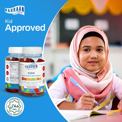 NAHRAAN HEALTH Kids Multivitamin Gummies – – Vitamina B12: contribuye a la formación normal de glóbulos rojos y al – Image 6