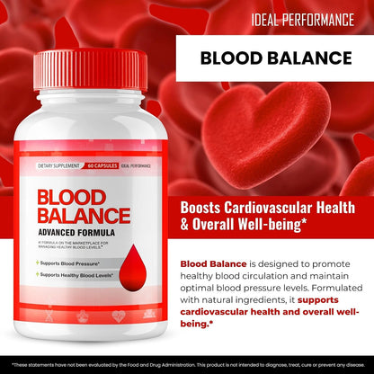 Blood Balance Blood Formula Support - Suplemento en Cápsulas, Fórmula Premium para Circulación Saludable y Niveles Estables – Image 4